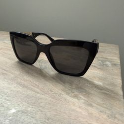 Authentic Versace VE4418 Sunglasses Black Gold Greca Medusa Italy 56-19-145 