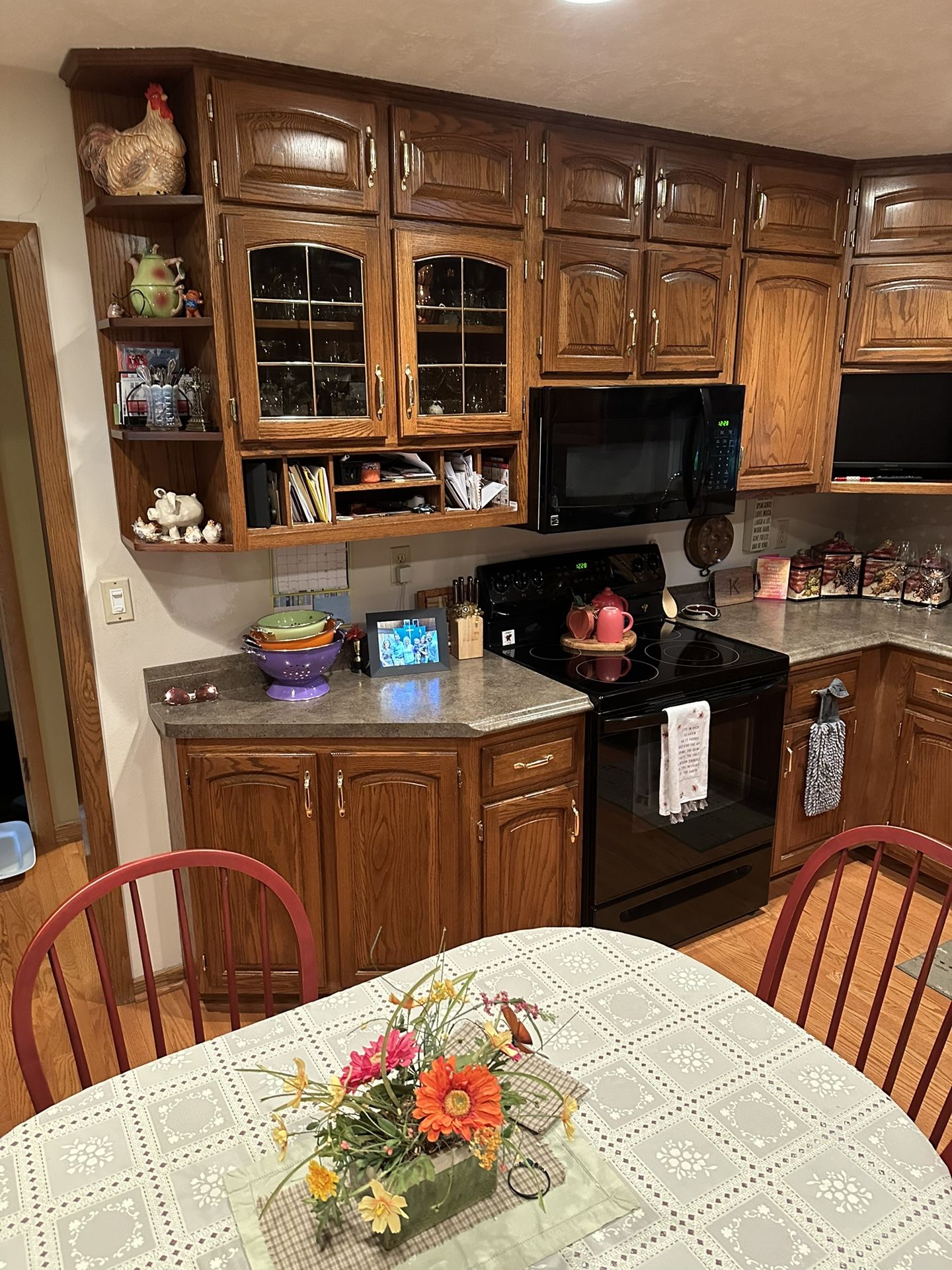 Cabinet Doors, Counter Top And Sink