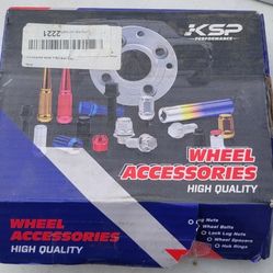 KSP Performance Black Wheel Lug Nuts 6 Spline