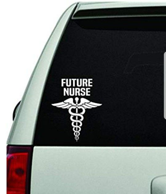 Future Nurse Decal Sticker