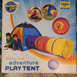 Discovery Kids Adventure Play Tent with Tunnel