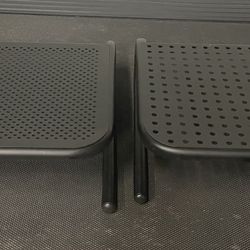 Two monitor stands