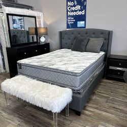Queen Bed And Dresser $699