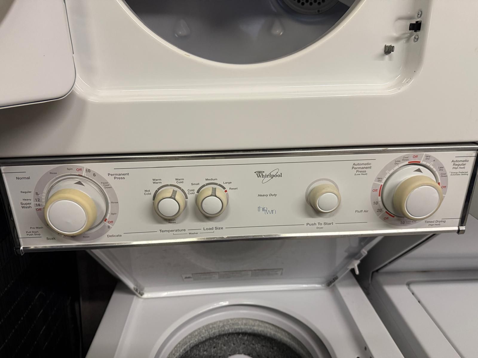 Whirlpool Stackable Washer Dryer
