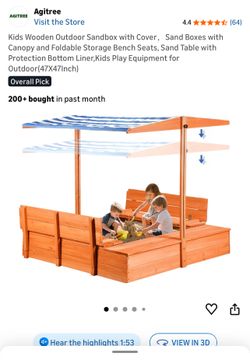 Agitree Wooden Sand Box