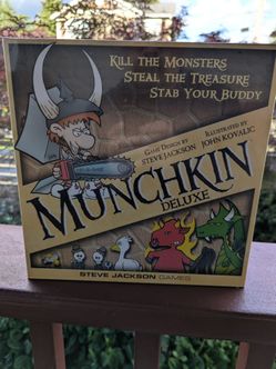 Munchkin Delux Board Game, Sealed, Never Played
