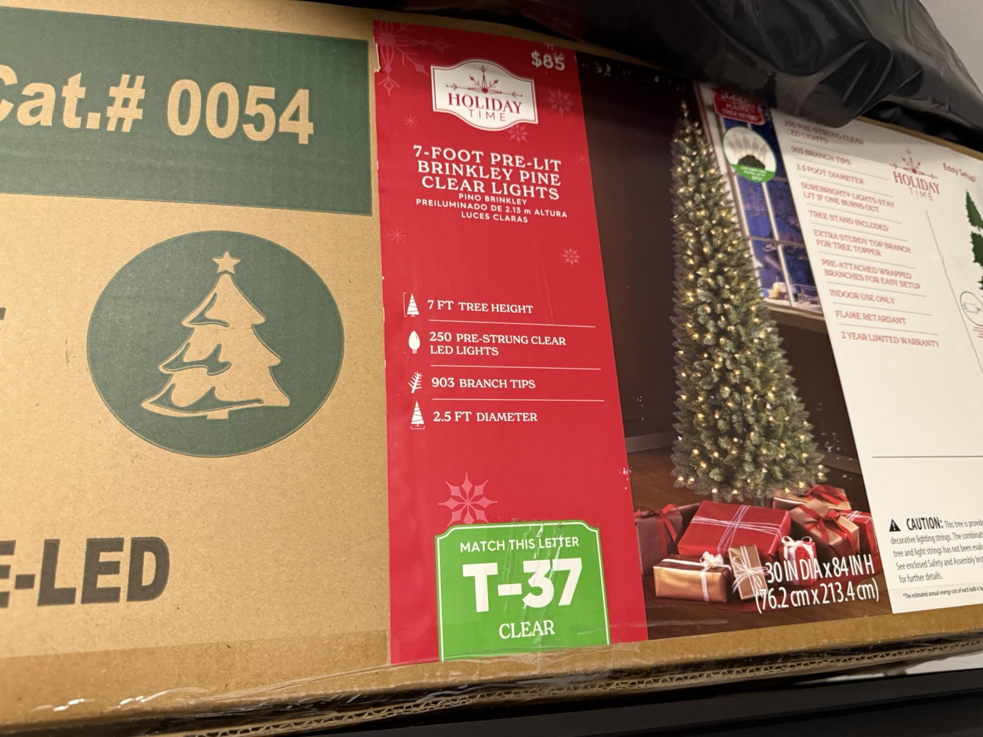 7ft Pencil Christmas Tree