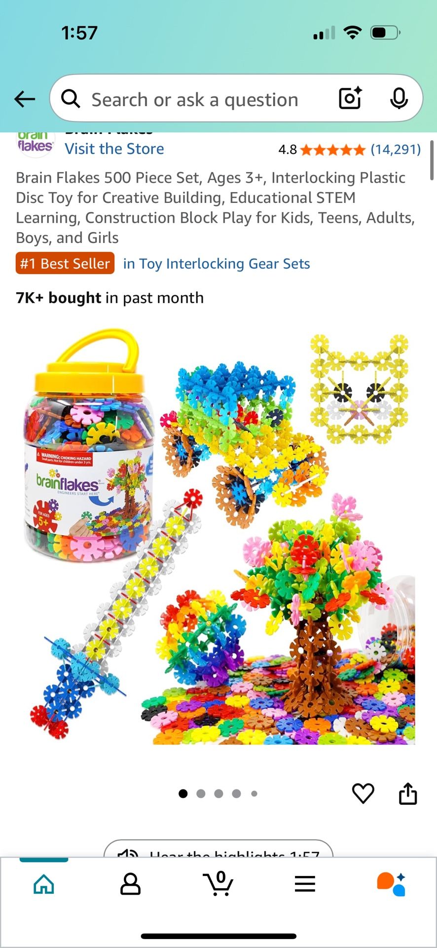 STEM brain flakes