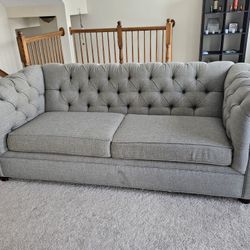 Couch/ Sofa 
Pottery Barn Chesterfield upholstered Sofa,