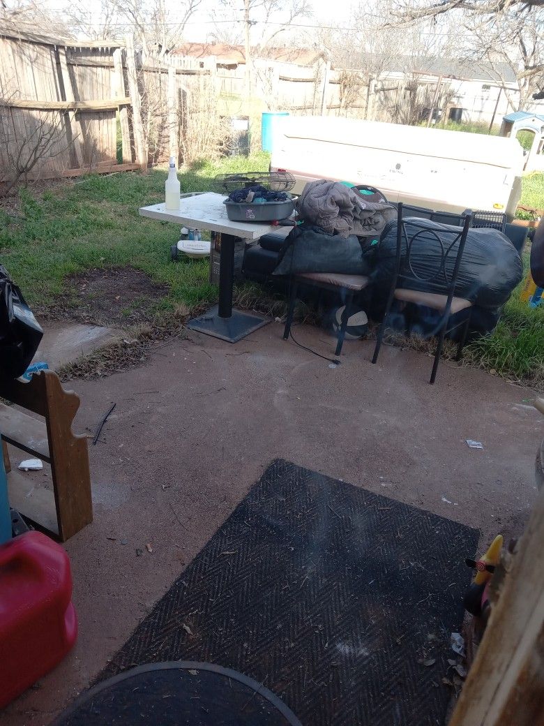 Table And Two Chairs