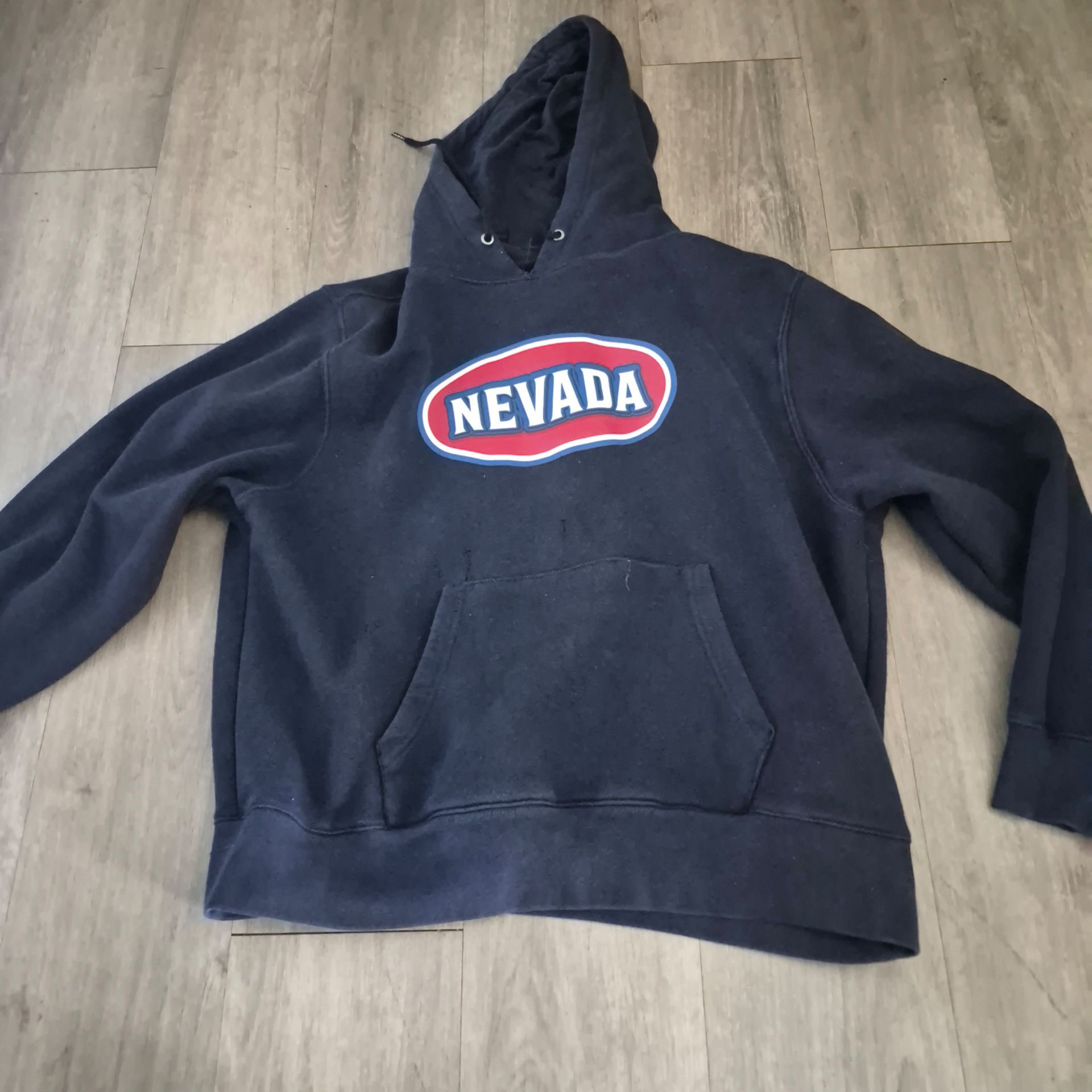 State of Mine ("Nevada") Blue Hoodie Sweatshirt Adult Unisex XLarge A006