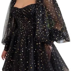 Beautiful Black Prom / Formal Dress 