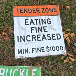 Metal Sign Food Related 