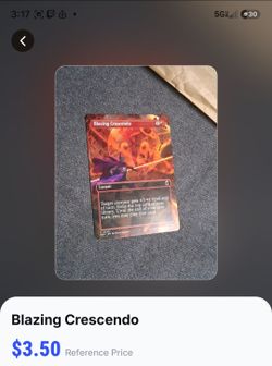 Blazing Crescendo Magic: The Gathering Card