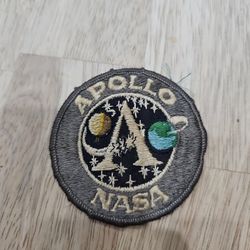 ORIGINAL VINTAGE 1960's NASA APOLLO PROGRAM CLOTH PATCH