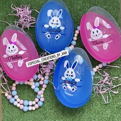 More Personalized Jumbo eggs ready to go 🎉🐰 Thank you for shopping small😊