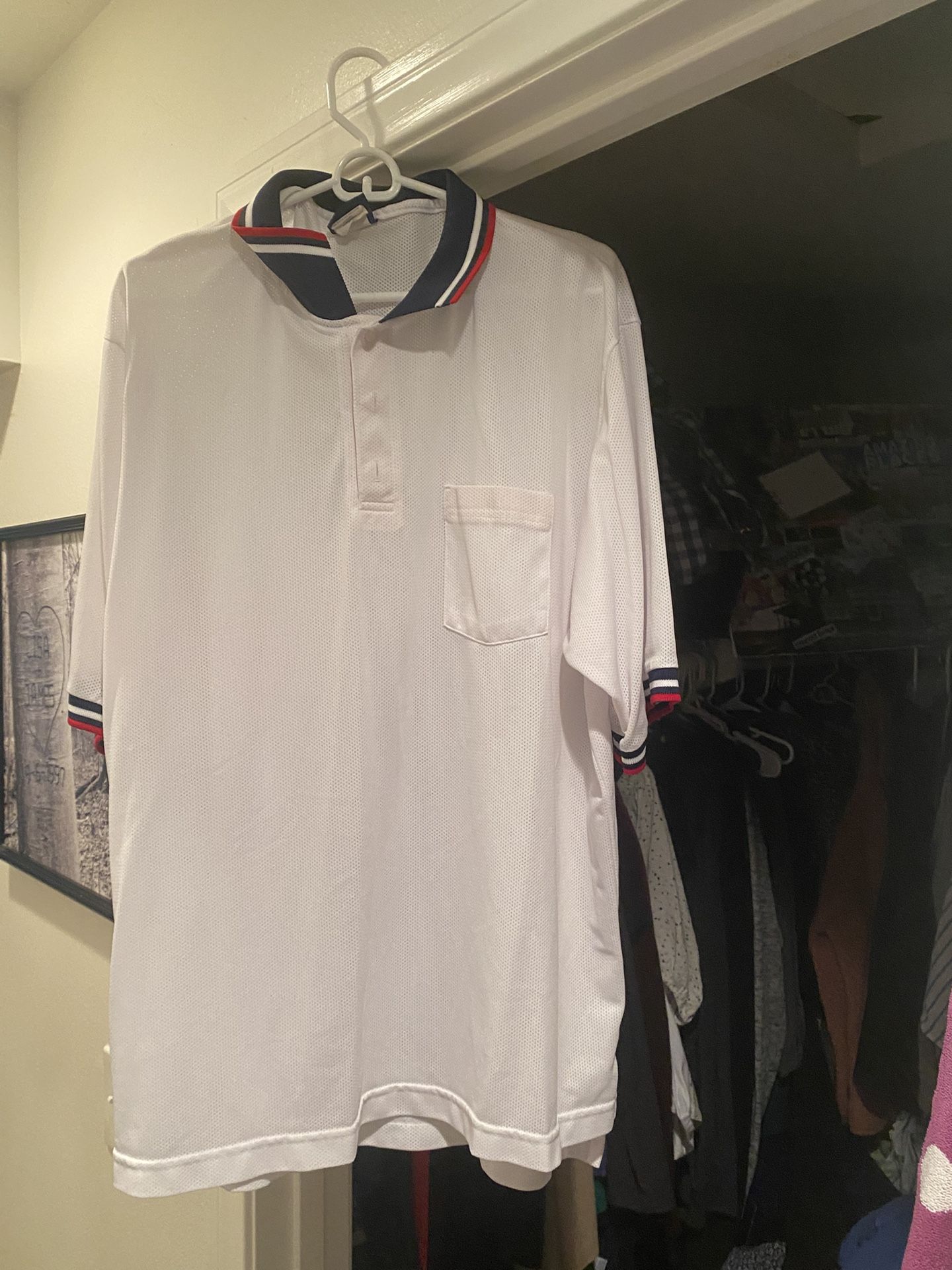White Umpire Shirt