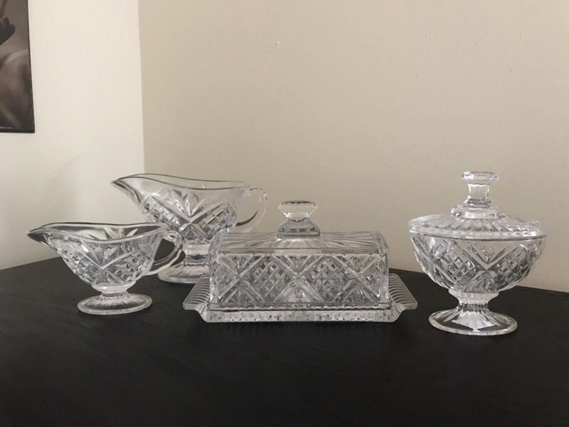 Godinger Shannon Crystal starter set of 4