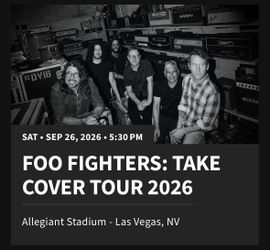 Foo Fighters tickets for Las Vegas on September 25th