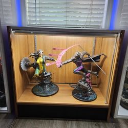 Glass Cabinets ( Statues Not Included!!!)