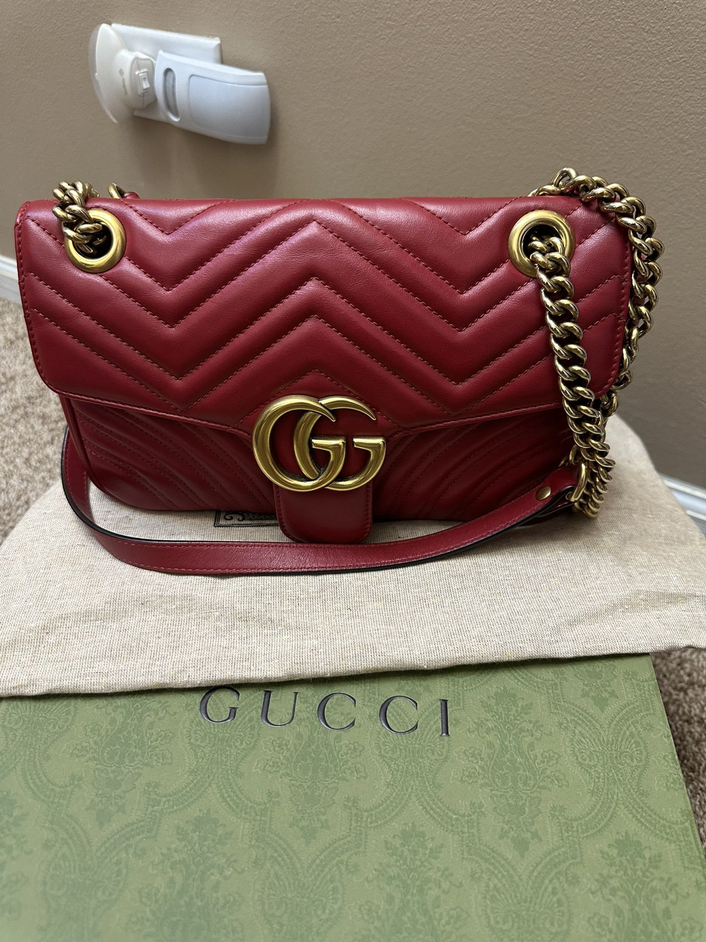 Gucci GG Marmont 25 Cm Red