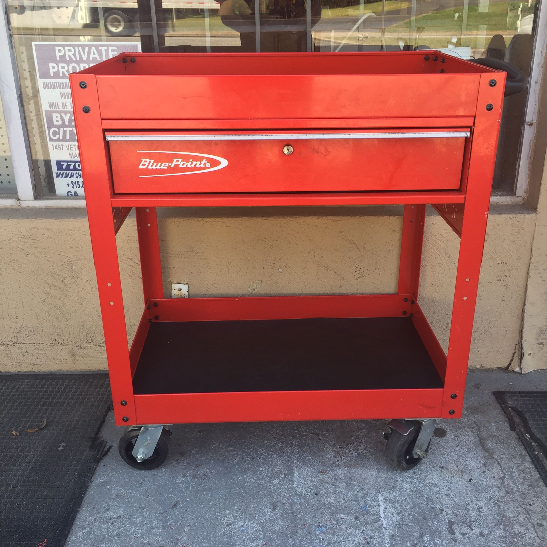 Blue-point One Drawer Two Array Tool Cart (Model: KRBC13PBO)