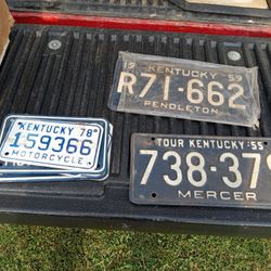 Antique Ky Plates
