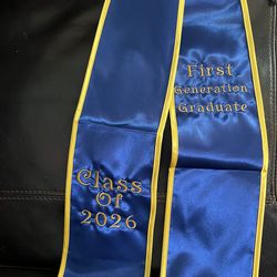 Graduation embroidered stoles for graduation