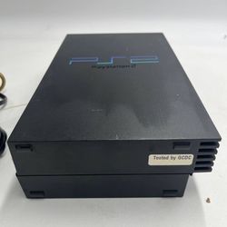 Sony PlayStation 2 PS2 Console Powers On Damaged Case Not Fully Tested