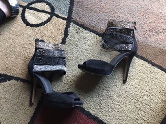 Beautiful Aldo Strappy Rhinestone Heels - Size 7