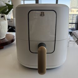 Beautiful 6 Qt Air Fryer with TurboCrisp Technology and Touch-Activated Display, White Icing by Drew Barrymore