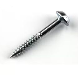 Kreg #8 x 1-1/4 in. Square Drive Round Head Zinc Fine Pocket-Hole Screw (250-Pack) @tools-380