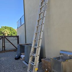 32 foot extension ladder.
