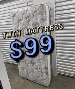 Twin size pillow top mattress