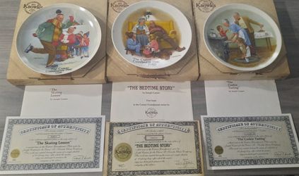 Knowles Csatari Grandparent Plates (Set Of 3)