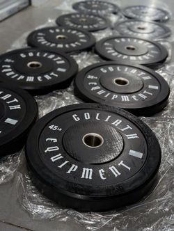 NEW Professional Bumper  Plates Weights  Add Olympic Bar Olympic Barbell