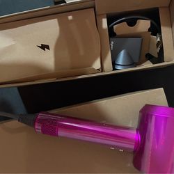 Dyson Supersonic Professional Hair Dryer Pink + all Attachments Electric Unisex