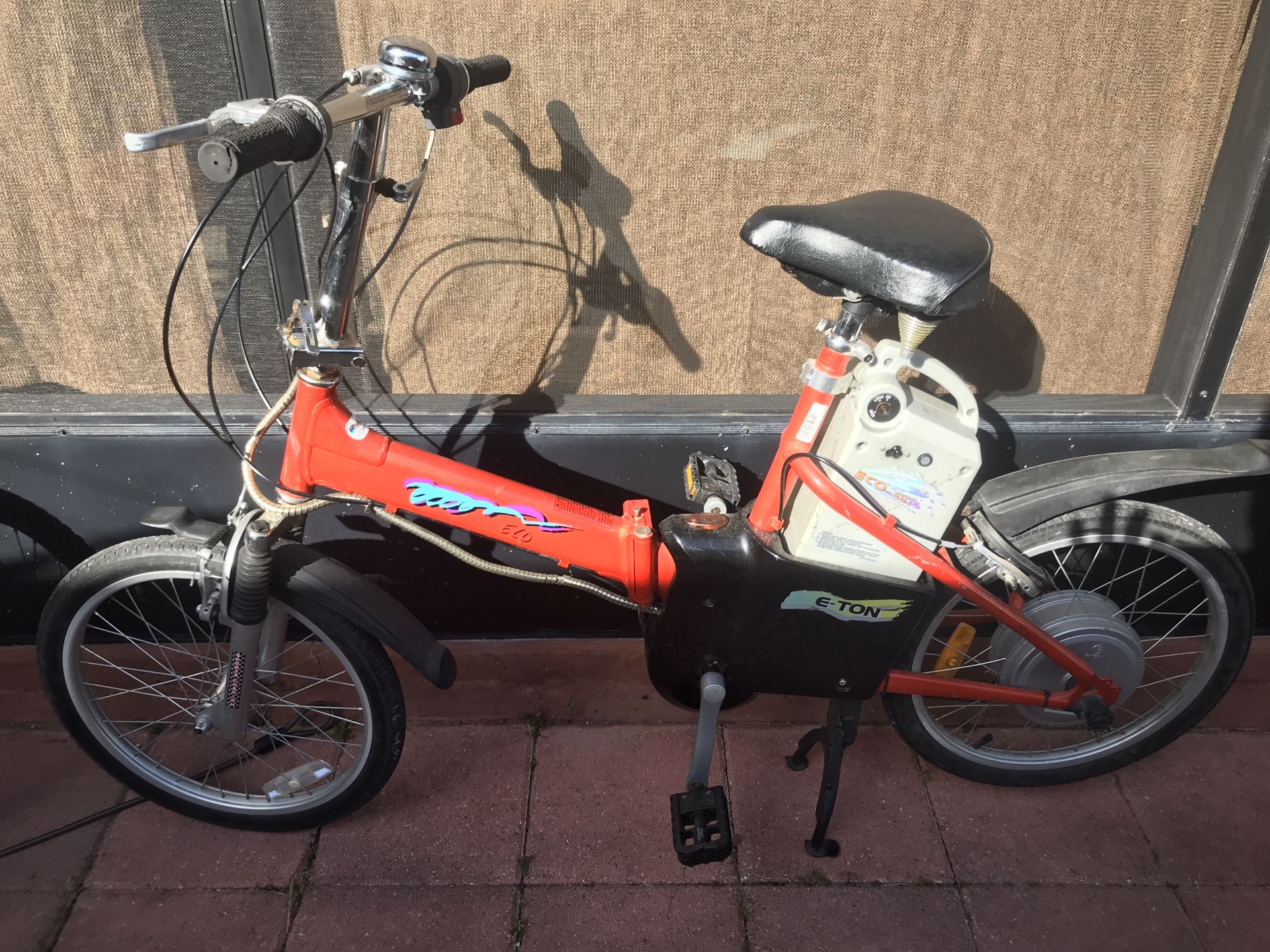 E-ton foldable electric bike