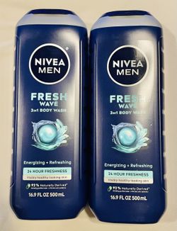 Nivea Men 3-in-1 Fresh Wave Body Wash