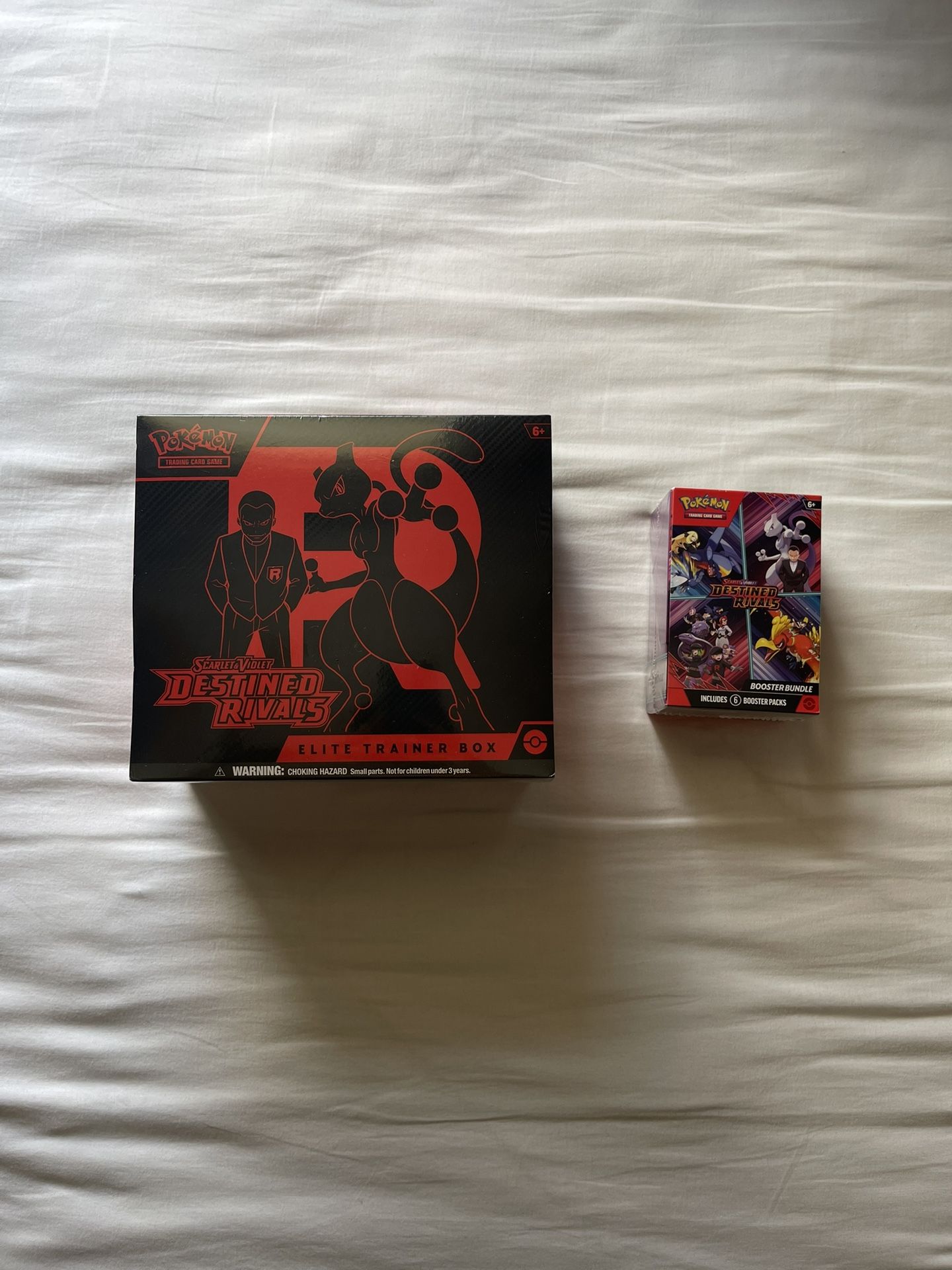 Pokémon Scarlet & Violet Destined Rivals Pokemon Center ETB & Booster Bundle NEW