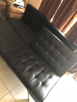 Futon with matching chase lounger