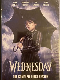 Netflix WEDNESDAY The Complete 1st Season (DVD-2022) Jenna Ortega + Emma Myers!
