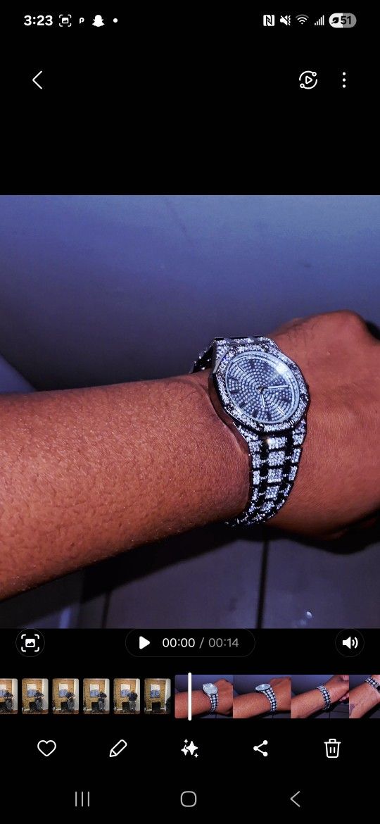 VVS Iced Out Watch