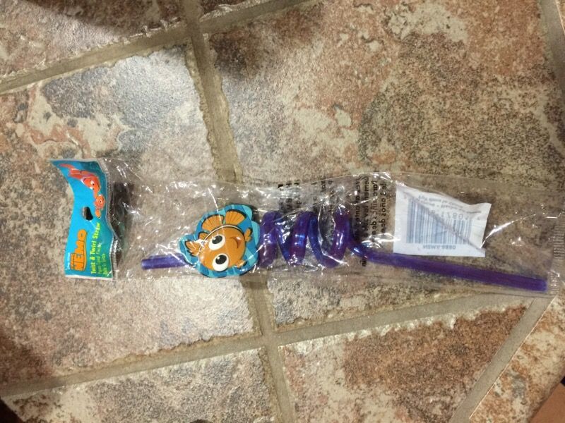 Finding nemo straw
