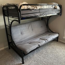 Bunk Bed With Futon