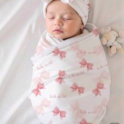 NB Swaddle Blanket N Hat
