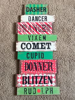Christmas wood sign