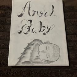 Angel Baby L Canvass Drawing (Self Made) 