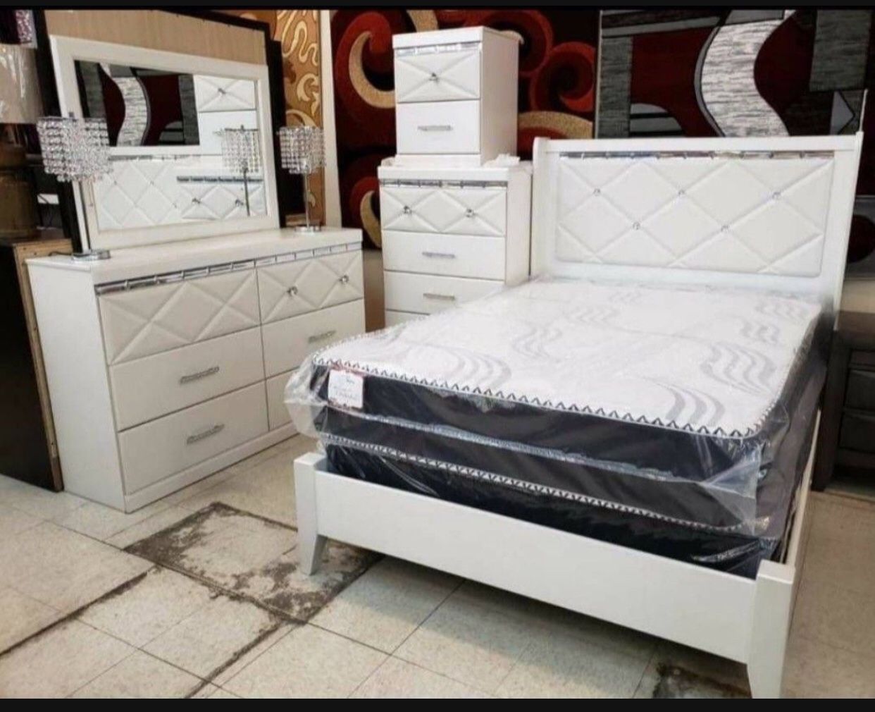 By Ashley Dreamer Champagne 6 Piece King Size Bedroom Set 💥💥💥 Delivery Available ✅