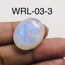  White Rainbow moonstone Oval Shape Cabochon-WRL-03-3 